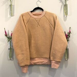 Everlane | Teddy ReNew Fleece Sweatshirt in Tiger’s Eye